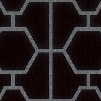 Dutch Wall Decor Philipp Plein Z80024 Zwart / Grijs Behang