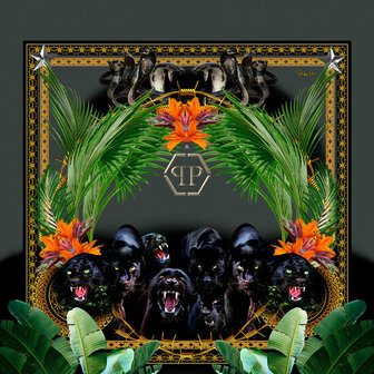 Dutch Wall Decor Philipp Plein Z80063 Zwart Behang