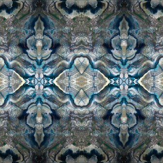 Dutch Wall Decor Philipp Plein Z80076 Blauw / Groen Behang