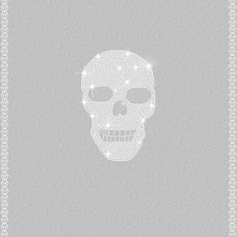 Dutch Wall Decor Philipp Plein Z80079 Grijs / Zilver Behang