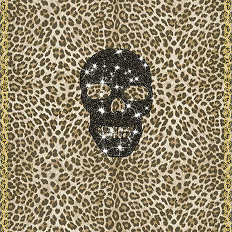 Dutch Wall Decor Philipp Plein Z80081 Goud / Zwart Behang