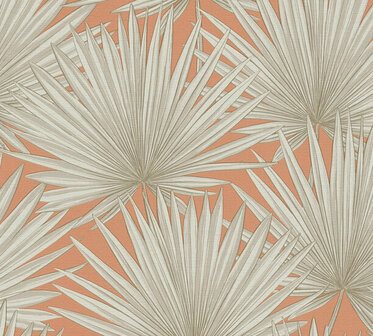 AS Creation Antigua 39090-3 - 390903 Oranje / Grijs beige Behang