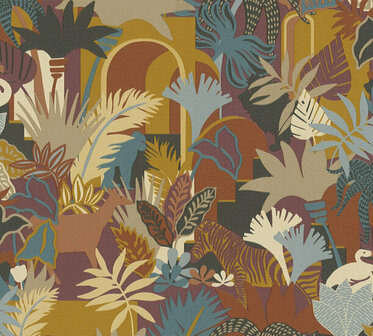 AS Creation Antigua 39096-1 - 390961 Bont / Multicolour / Oranje Behang