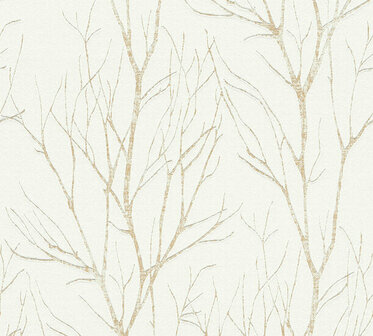 AS Creation Attractive 2 37260-3 - 372603 Wit / Goud Behang