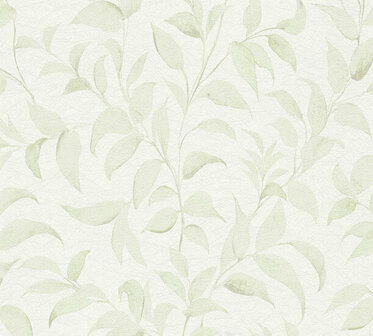 AS Creation Profitex 2022 38962-4 - 389624 Wit / Groen Behang
