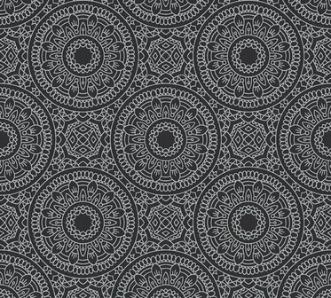 AS Creation Profitex 2022 38968-1 - 389681 Zwart / Zilver Behang