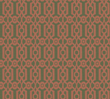 AS Creation Art of Eden 39062-1 - 390621 Oranje / Groen Behang