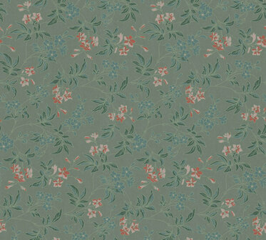 AS Creation Art of Eden 39063-1 - 390631 Groen / Rood Behang