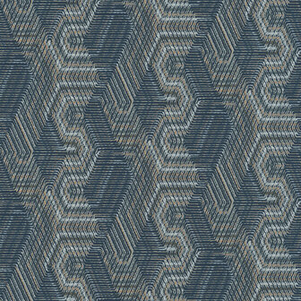 Rasch African Queen 3 - 751949 Blauw Behang