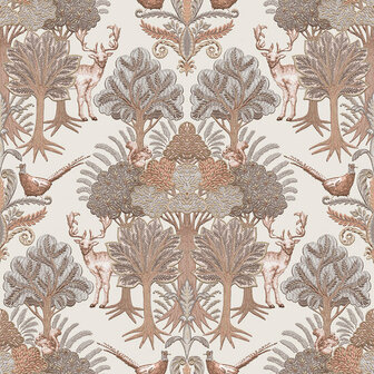 Dutch Wallcoverings Tapestry TP422301 Nordic Deer Forest Beige Behang