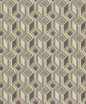 Rasch Indian Styles - 746532 Blauw Behang