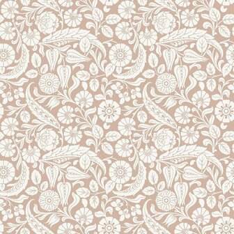 Esta Home Vintage Flowers roze 139330 - Roze Behang