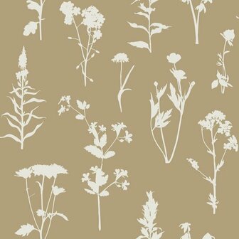 Esta Home Vintage Flowers beige 139483 - Beige Behang