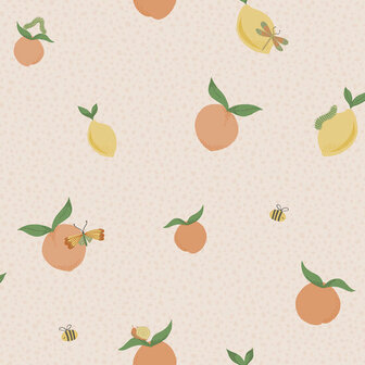 Dutch Wallcoverings Dream Catcher Tutti Fruity Coral - Oranje 13271 Behang