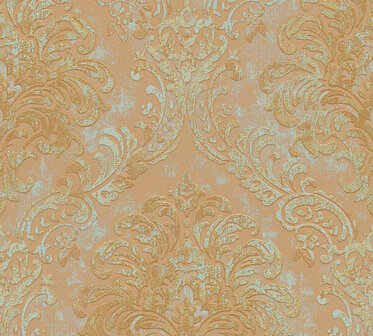 AS Creation Metropolitan Stories 3 - 39112-1 - 391121 Oranje / Roze Behang