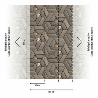 AS Creation Metropolitan Stories 3 - 39178-1 - 391781 Grijs / Taupe Behang