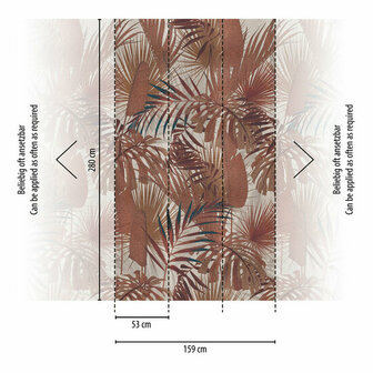 AS Creation Metropolitan Stories 3 - 39180-2 - 391802 Rood / Beige Behang