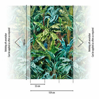 AS Creation Metropolitan Stories 3 - 39186-1 - 391861 Groen / Blauw Behang