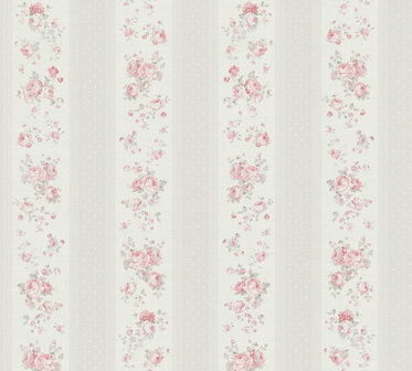 AS Creation Maison Charme 39069-4 - 390694 Taupe / Wit Behang