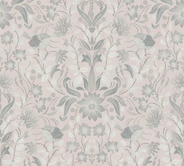 AS Creation Maison Charme 39075-2 - 390752 Roze / Grijs Behang