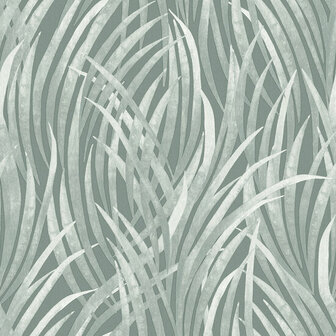 Dutch Wallcoverings Botanique M645-04 / M64504 groen Behang