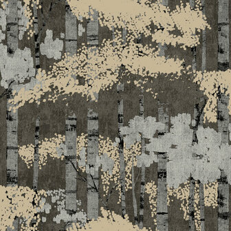 Dutch Wallcoverings Ciara A62701 zwart - beige Behang