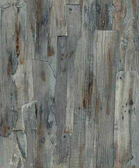 Dutch Wallcoverings Ciara A62803 blauwgrijs Behang