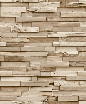Dutch Wallcoverings Ciara A64002 lichtbruin Behang