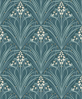 Dutch Wallcoverings Elegance M661-14 groen Behang