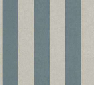 AS Creation Natural Living - 38665-1 - 386651 Blauw / Bruin Behang