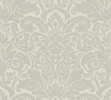 AS Creation AP Finest - 30545-1 - 305451 Zilver - Zilver / Grijs / Creme Behang
