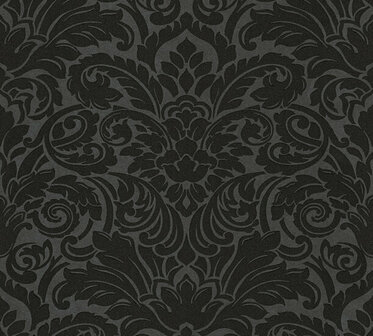AS Creation AP Finest - 30545-5 - 305455 Zwart - Zilver Behang