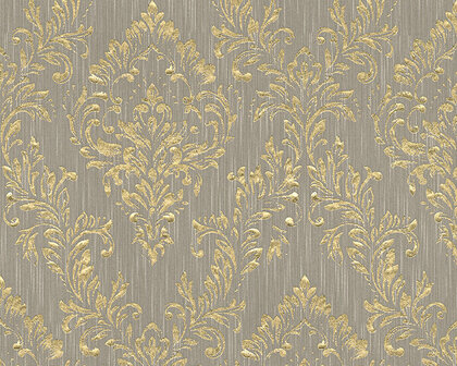 AS Creation AP Finest - 30659-3 - 306593 Goud - Goud / Beige Behang