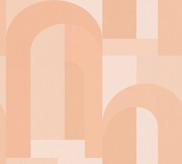 AS Creation AP Arcade - 39170-2 - 391702 Oranje / Oranje / Beige Behang