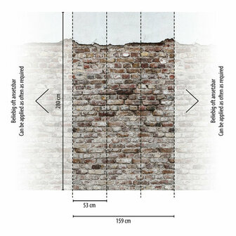 AS Creation The Wall Grijs - 38333-1 - 383331 - Grijs / Zwart Behang