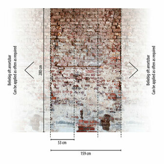 AS Creation The Wall Rood - 38335-1 - 383351 / Grijs Behang
