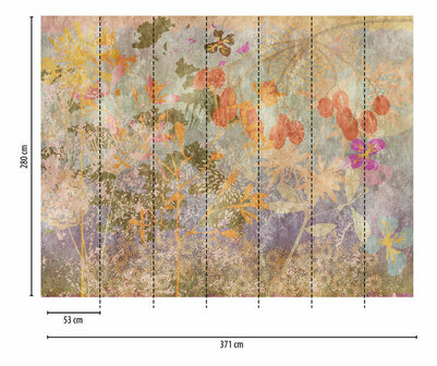 AS Creation The Wall Multicolor - 38264-1 - 382641 - Multicolour / Oranje Behang