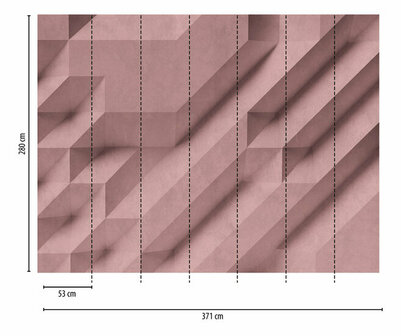 AS Creation The Wall Roze - 38289-1 / 382891 - Roze Behang