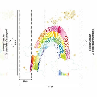 AS Creation The Wall Travel Styles Multicolor - 39215-1 - 392151 - Multicolour / Wit Behang