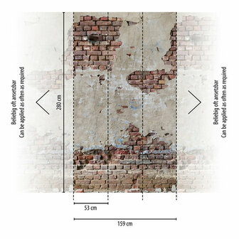 AS Creation The Wall Travel Styles Beige - 39235-1 - 392351 - Beige / Bruin Behang
