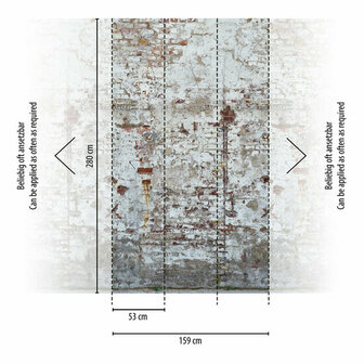 AS Creation The Wall Travel Styles Wit - 39238-1 - 392381 / Creme Behang