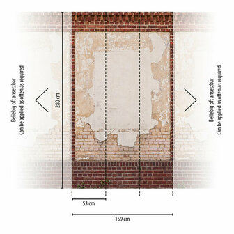 AS Creation The Wall Travel Styles Bruin - 39239-1 - 392391 - Bruin / Beige Behang