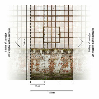 AS Creation The Wall Travel Styles Creme - 39244-1 - 392441 - Creme / Bruin Behang