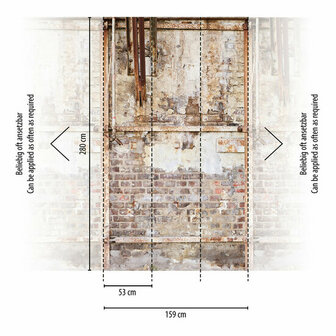 AS Creation The Wall Travel Styles Creme - 39253-1 - 392531 / Bruin Behang