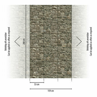 AS Creation The Wall Travel Styles Grijs - 39317-1 - 393171 - Grijs / Beige Behang