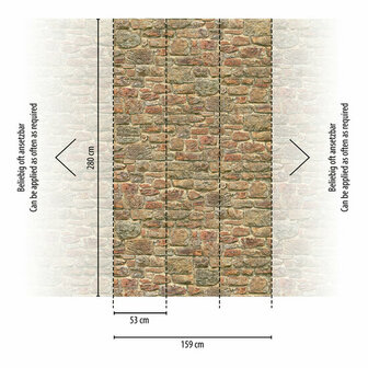 AS Creation The Wall Travel Styles Oranje - 39318-1 - 393181 - Oranje / Rood Behang