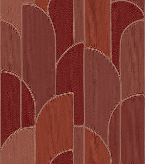 Dutch Wallcoverings Exclusive Threads TP422935 Rood Behang
