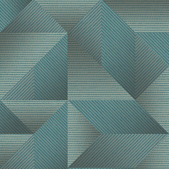 Dutch Wallcoverings Exclusive Threads TP422976 Aqua Behang