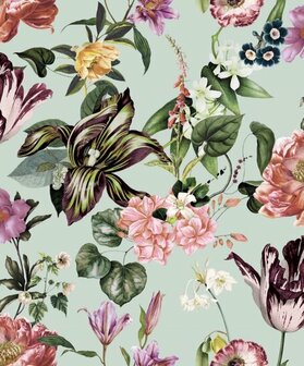 Noordwand Flora MB 47459 Groen - Paars - Roze - Multi Behang
