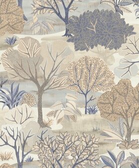 Noordwand Allure AL26250 Blauw - Beige Behang